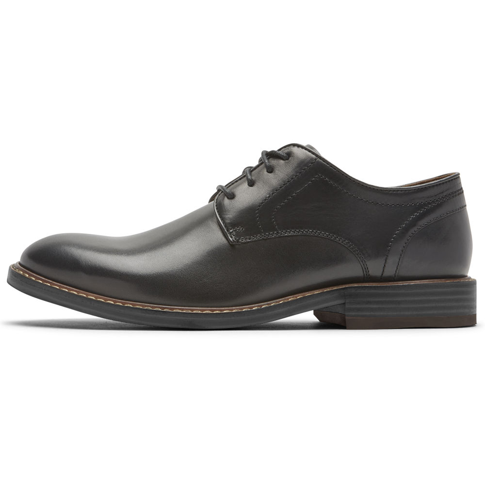 Rockport Singapore Mens Oxfords - Kenton Plain Toe Black - BG6491785